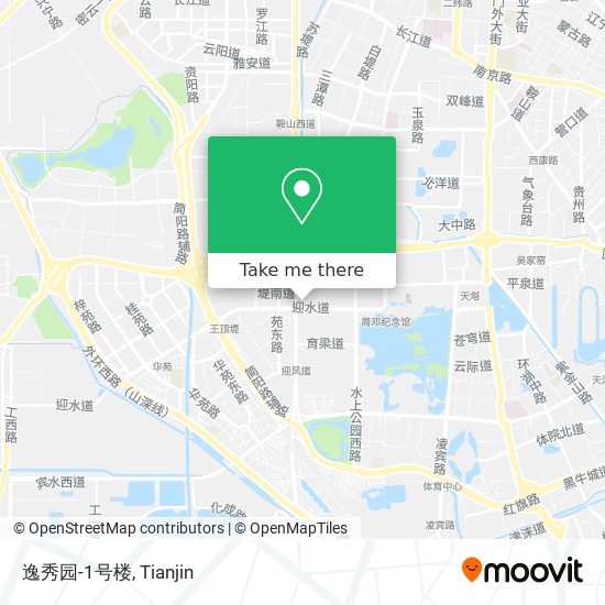 逸秀园-1号楼 map