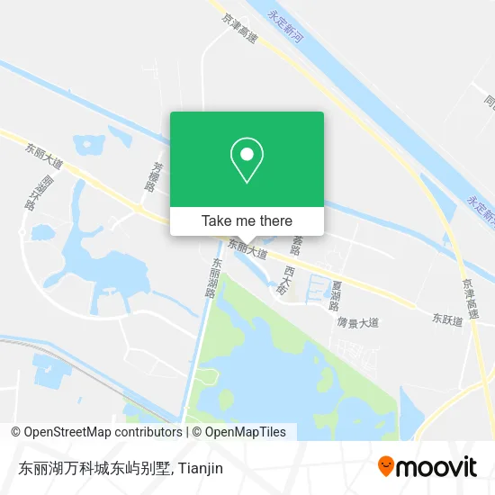 东丽湖万科城东屿别墅 map