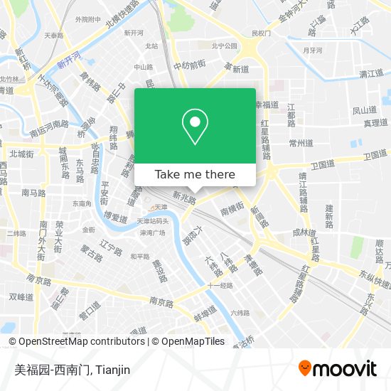 美福园-西南门 map