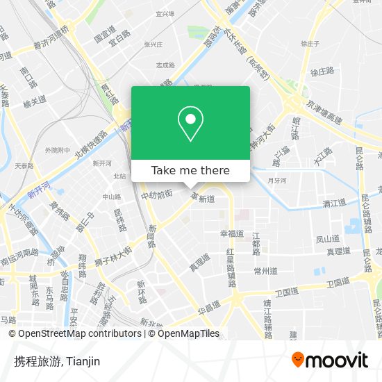 携程旅游 map