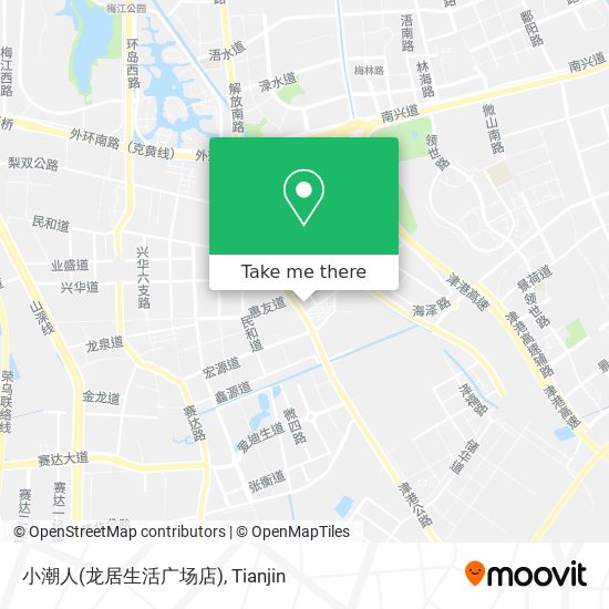 小潮人(龙居生活广场店) map