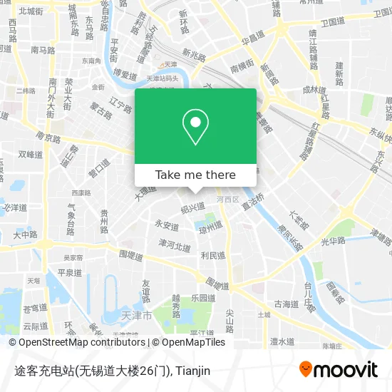 途客充电站(无锡道大楼26门) map