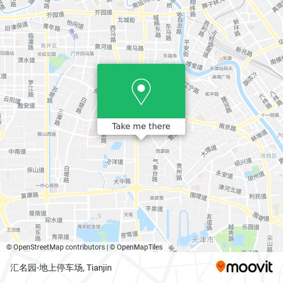 汇名园-地上停车场 map