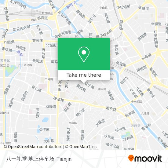八一礼堂-地上停车场 map