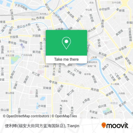 便利蜂(福安大街同方蓝海国际店) map