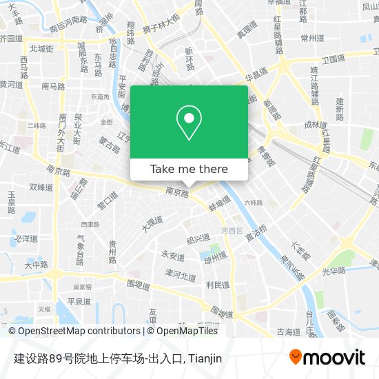 建设路89号院地上停车场-出入口 map