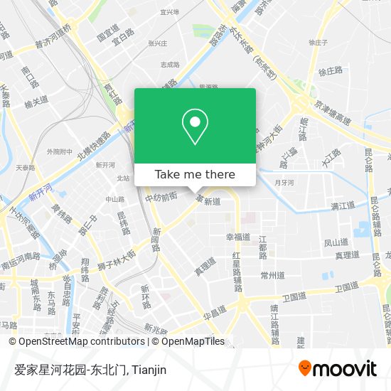 爱家星河花园-东北门 map