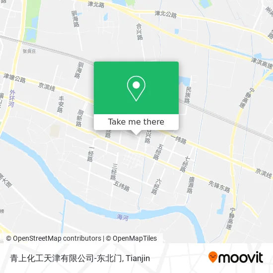 青上化工天津有限公司-东北门 map