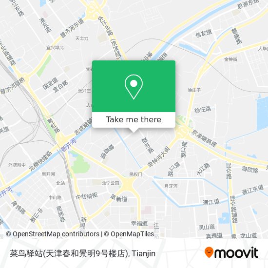 菜鸟驿站(天津春和景明9号楼店) map