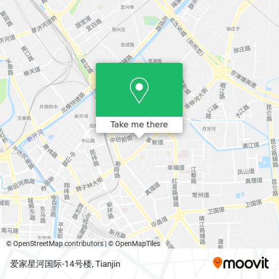 爱家星河国际-14号楼 map