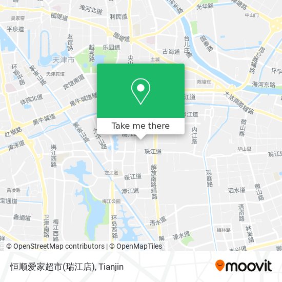 恒顺爱家超市(瑞江店) map