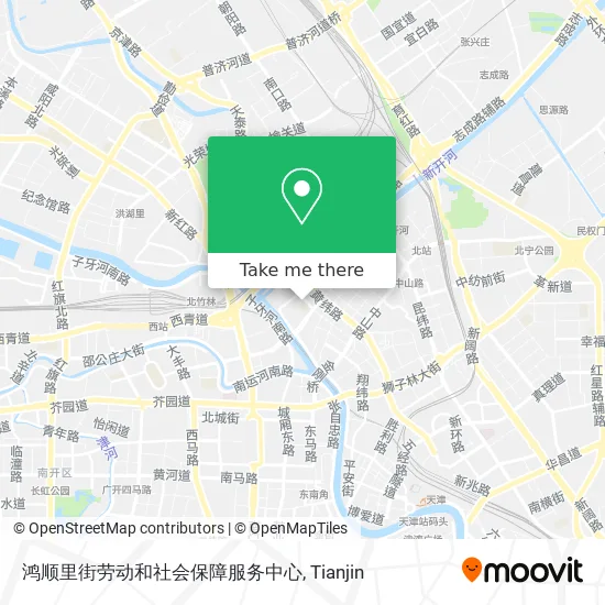鸿顺里街劳动和社会保障服务中心 map