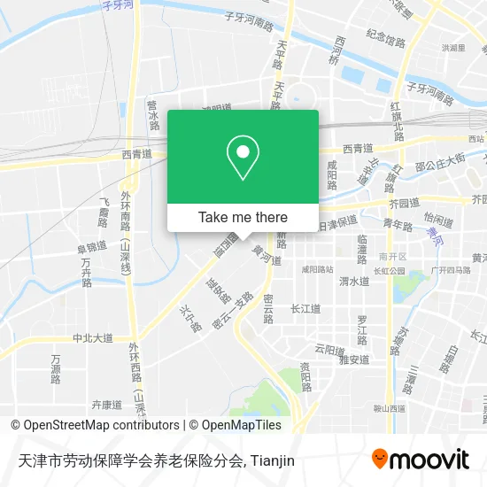 天津市劳动保障学会养老保险分会 map