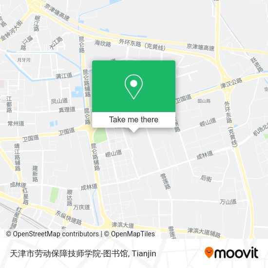 天津市劳动保障技师学院-图书馆 map