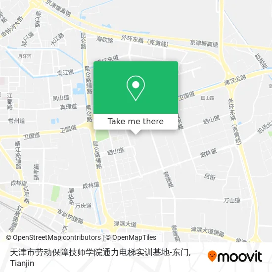 天津市劳动保障技师学院通力电梯实训基地-东门 map