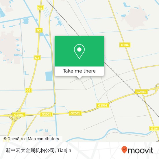 新中宏大金属机构公司 map