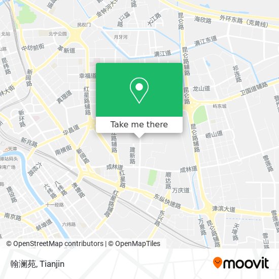 翰澜苑 map