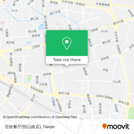 百姓餐厅(恒山路店) map