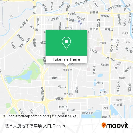 慧谷大厦地下停车场-入口 map