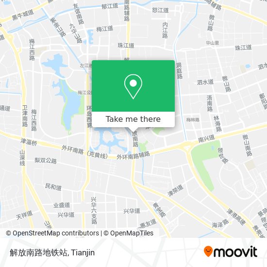 解放南路地铁站 map