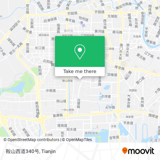 鞍山西道340号 map