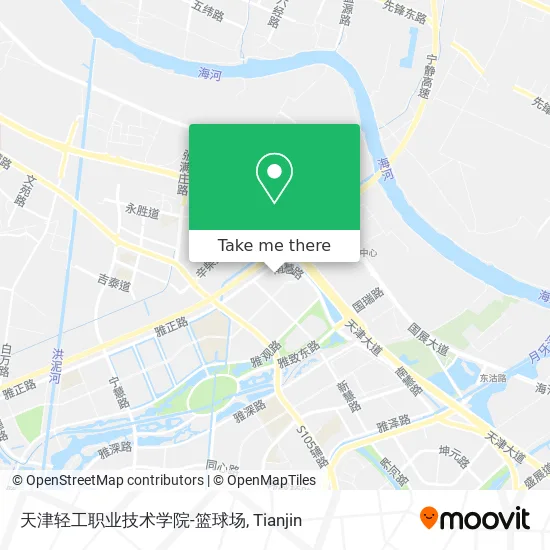 天津轻工职业技术学院-篮球场 map