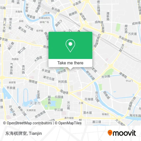 东海棋牌室 map
