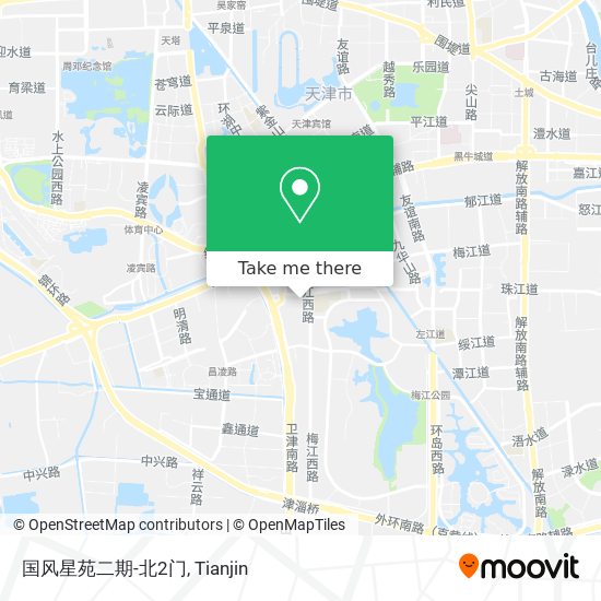 国风星苑二期-北2门 map