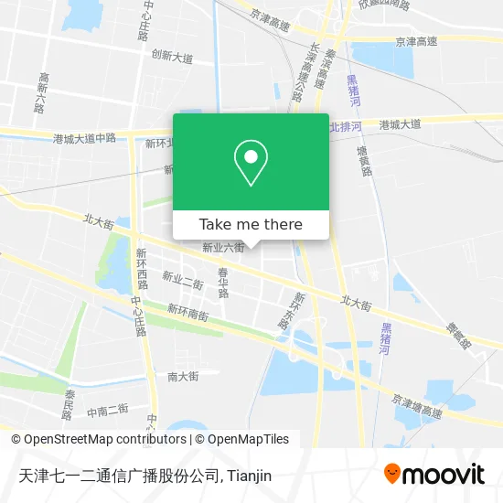 天津七一二通信广播股份公司 map