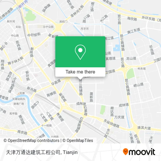 天津万通达建筑工程公司 map