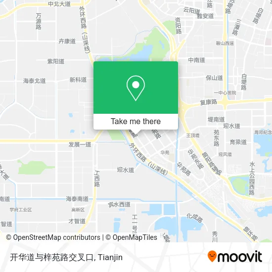 开华道与梓苑路交叉口 map