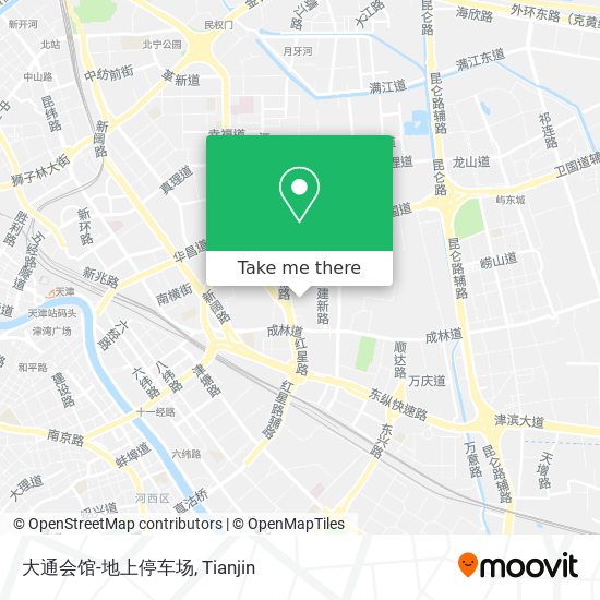 大通会馆-地上停车场 map