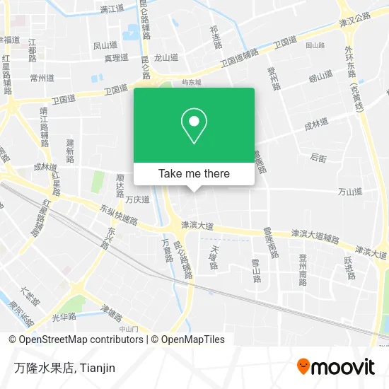 万隆水果店 map