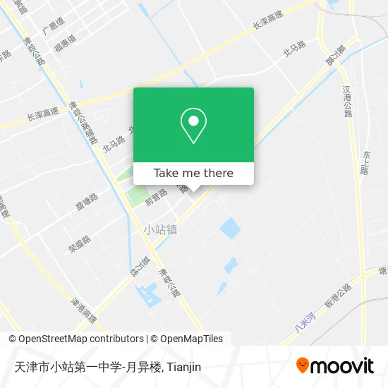 天津市小站第一中学-月异楼 map