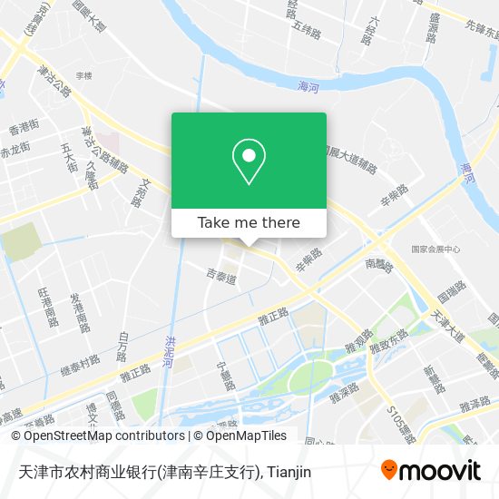 天津市农村商业银行(津南辛庄支行) map