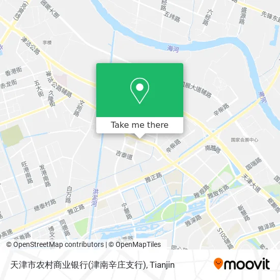 天津市农村商业银行(津南辛庄支行) map