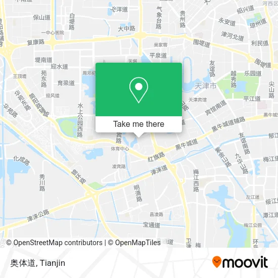 奥体道 map