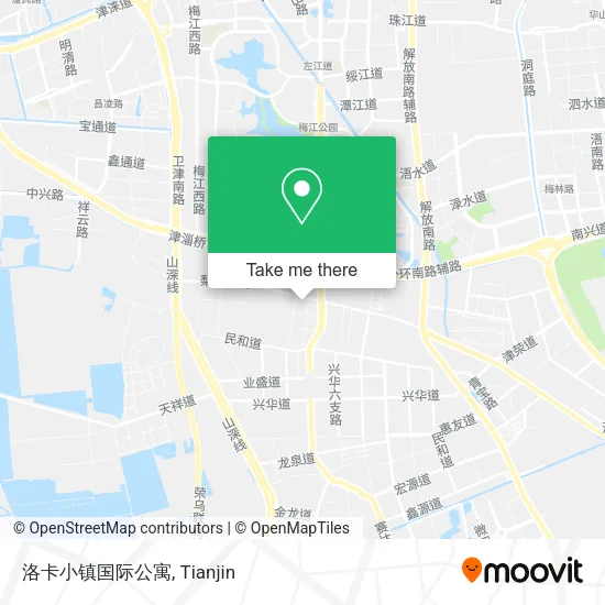 洛卡小镇国际公寓 map