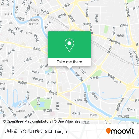 琼州道与台儿庄路交叉口 map