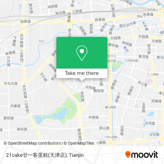 21cake廿一客蛋糕(天津店) map
