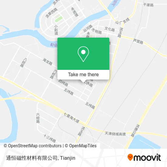 通恒磁性材料有限公司 map