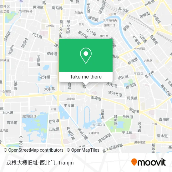 茂根大楼旧址-西北门 map