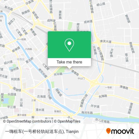 一嗨租车(一号桥轻轨站送车点) map