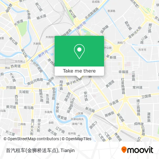 首汽租车(金狮桥送车点) map