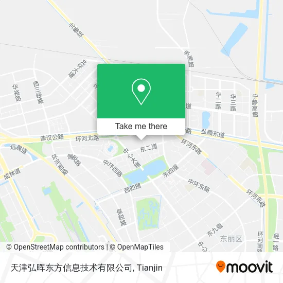 天津弘晖东方信息技术有限公司 map
