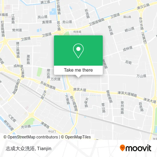 志成大众洗浴 map