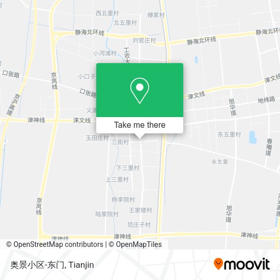 奥景小区-东门 map