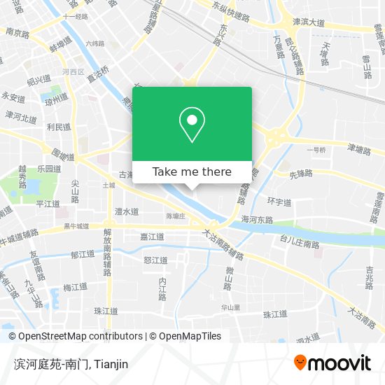 滨河庭苑-南门 map