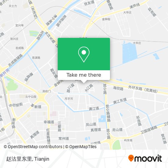 赵沽里东里 map