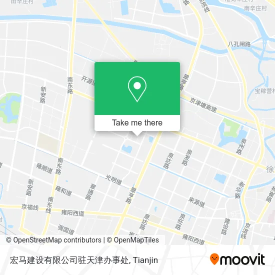宏马建设有限公司驻天津办事处 map